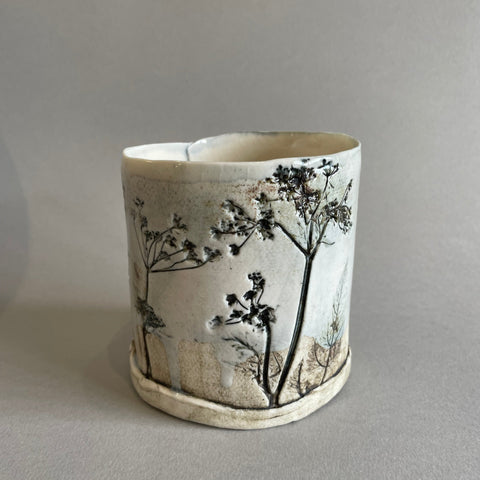 Cow Parsley Imprinted Vessel