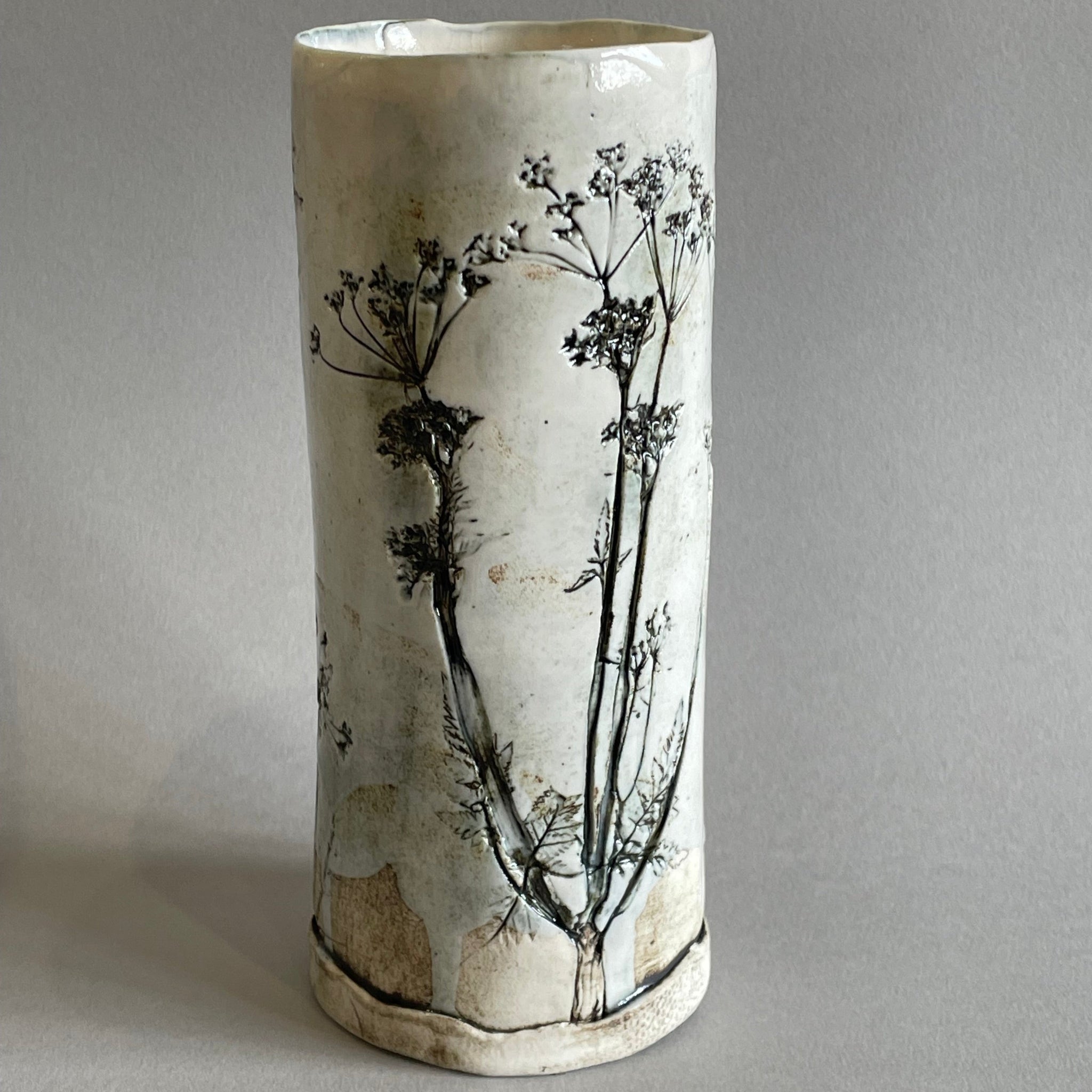 Cow Parsley Imprinted Vessel