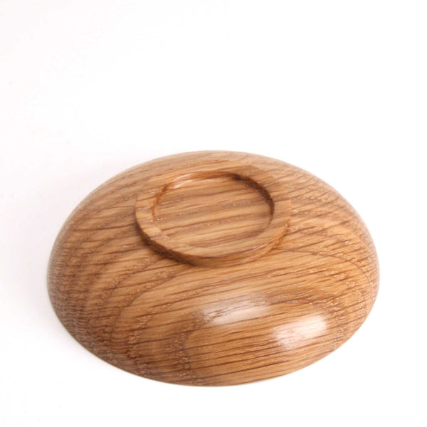 English Oak Wood Ring Bowl