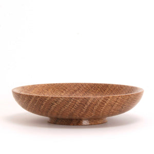 English Oak Wood Ring Bowl