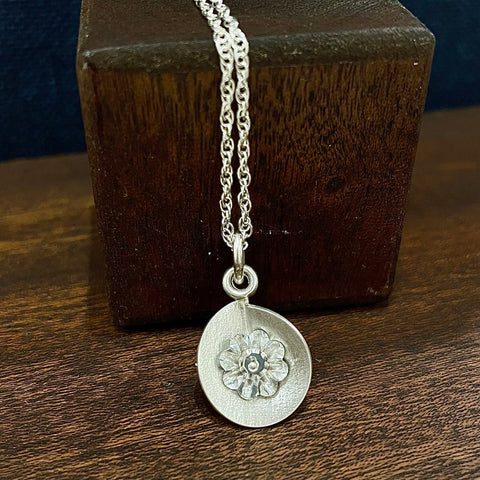 Flower Crystal pendant by Kate Wilkinson